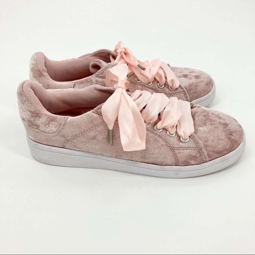 Sugar Velvet/Ribbon sneakers size 6 - Picture 5 of 8